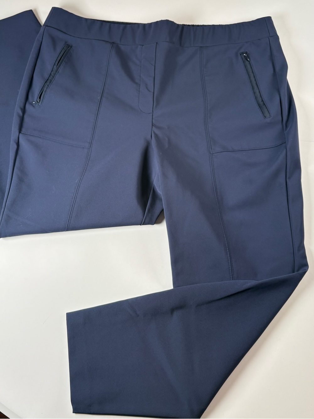Lane Bryant Navy Blue Cargo Tech Pants 18 Travel Hiking Active Gorpcore Stretch